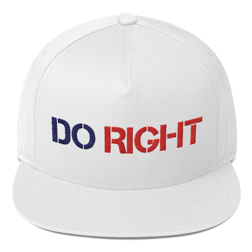 Do Right Snapback (white)