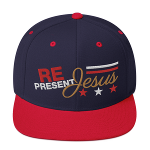 REpresent Jesus Snapback (Navy/Navy-Red)