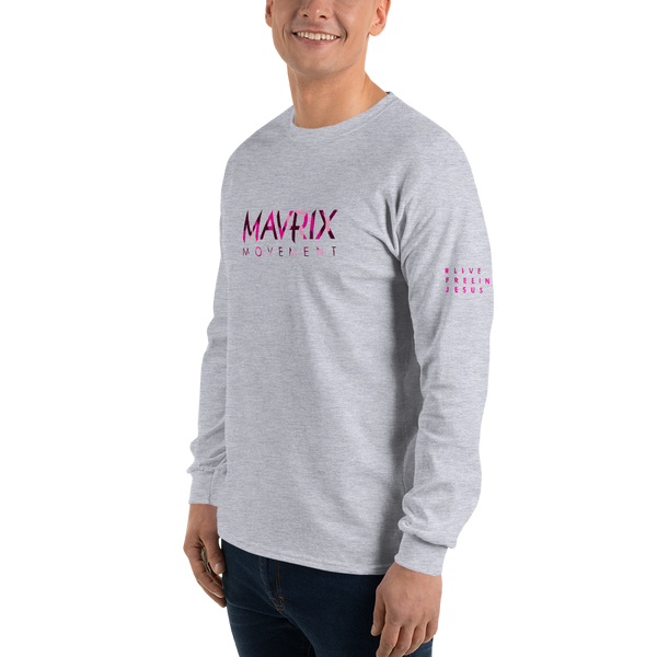 Mavrix Pink Fatigue (3X-5X) Long Sleeve Shirt (4 colors)