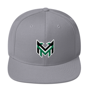 Mavrix Black and Green 3D Logo Snapback (2 colors)