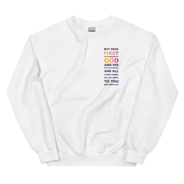 Put God First Sweatshirt (4 colors)