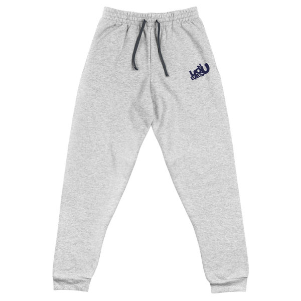 Navy Embroidered Joggers (2 colors)