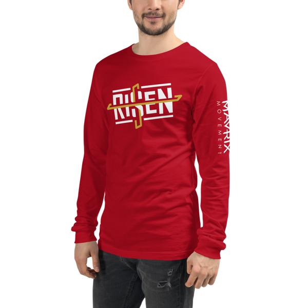 Risen (Red/Blue) Long Sleeve Tee (3 colors)