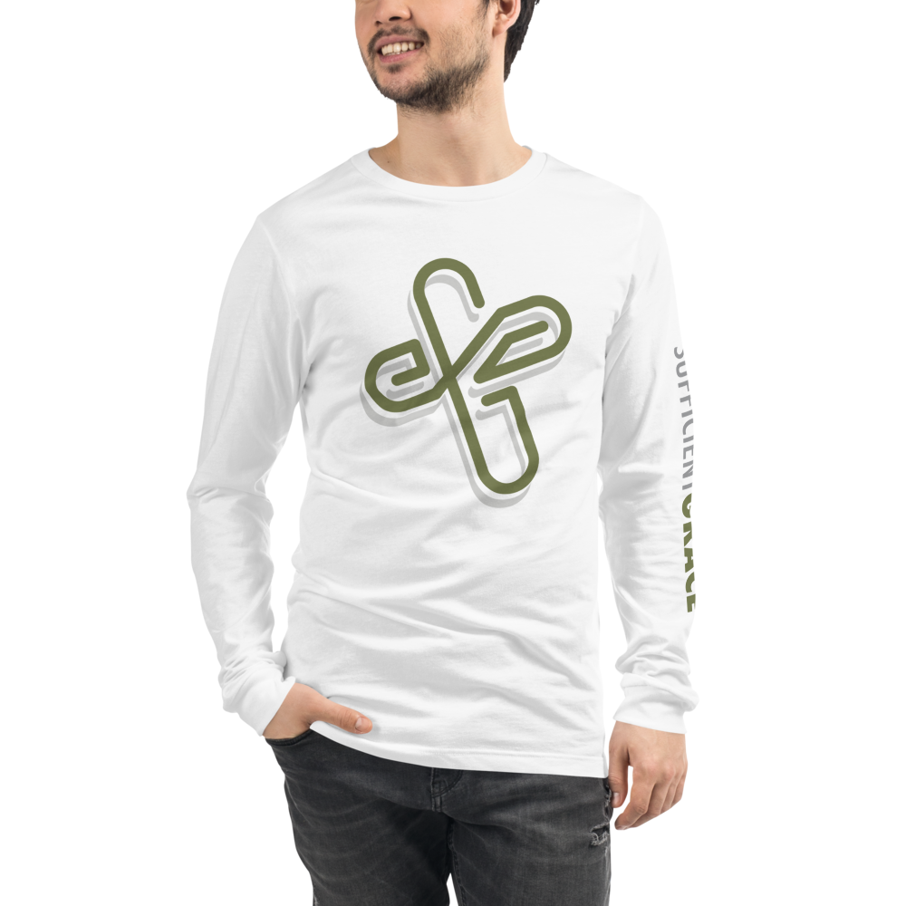 Sufficient Grace Cross - Long Sleeve Tee (2 colors)