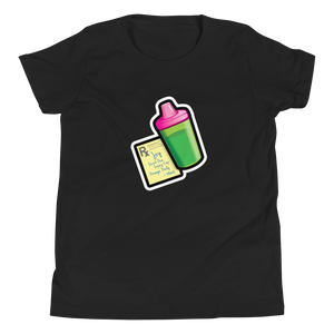 i_Glow_ Rx - Sippy Cup - Youth T-Shirt (2 colors)