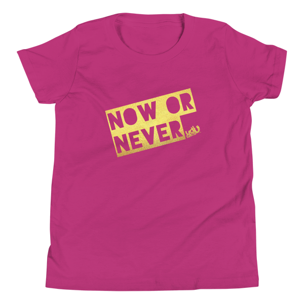 Now or Never T-Shirt - Youth (4 colors)