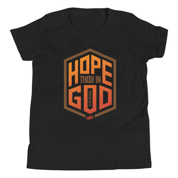 Hope Thou In God - Youth T-Shirt (4 colors)