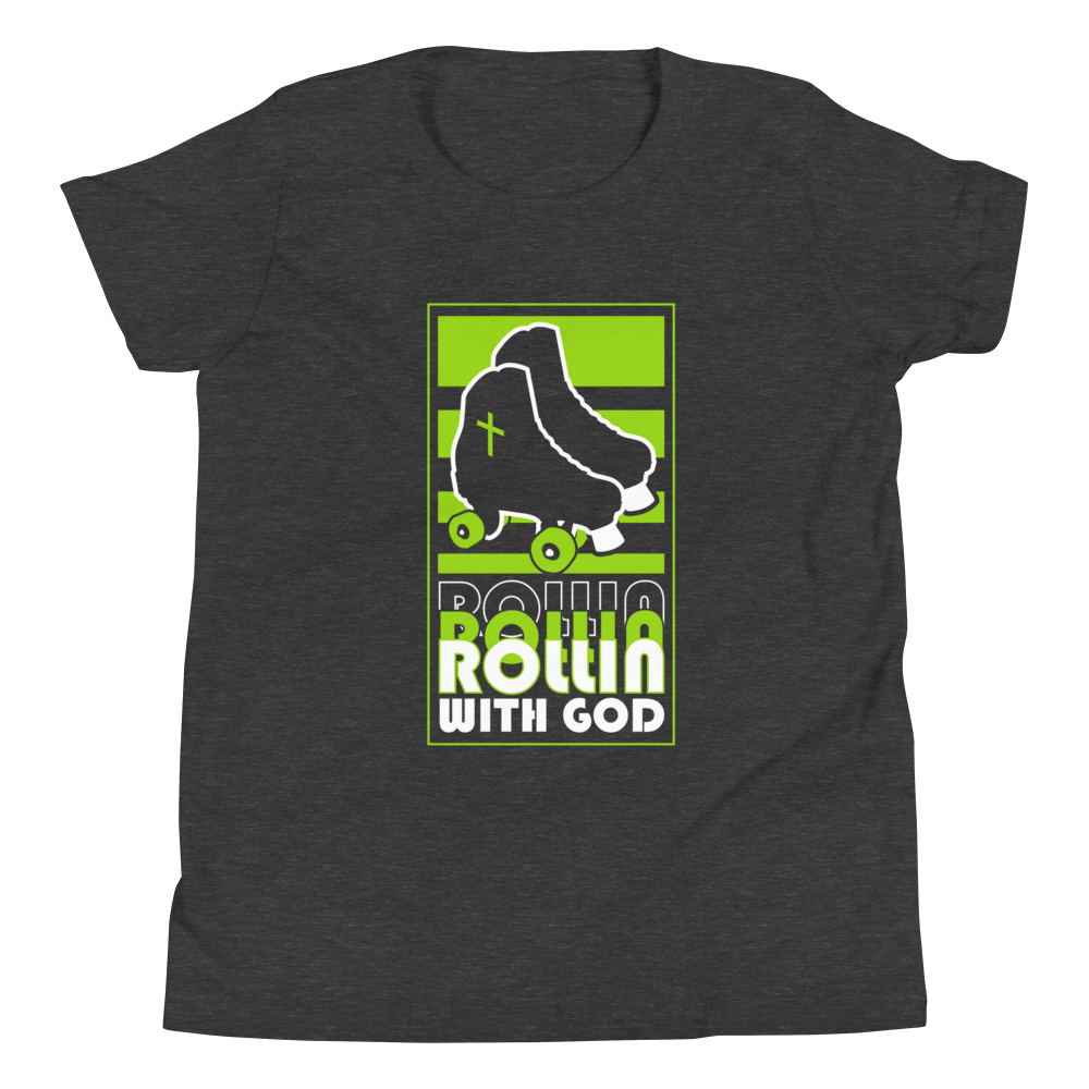 Rollin' With God T-Shirt - Youth (5 colors)
